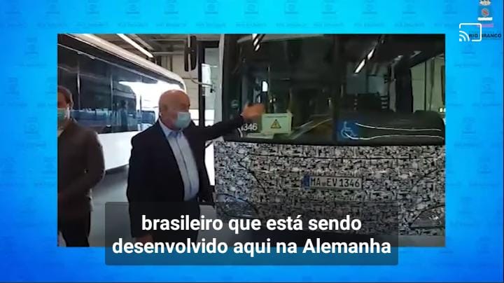 Bocalom visita fábrica da Mercedes na Alemanha e reafirma intenção de trazer ônibus elétricos para Rio Branco